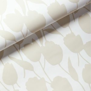 Serena & Lily Cortina Wallpaper, Light Sand/White